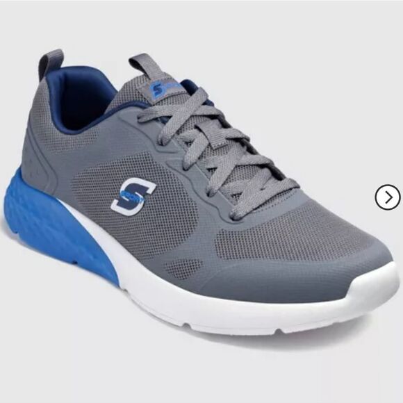 S Sport By Skechers Men's Troy Sneakers - Gray/Blue - Picture 1 of 4